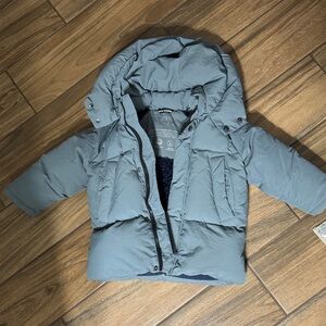 Zara Kids Gray Puffer Jacket